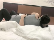 Otelde Çinli bir fahişe seks yapıyor